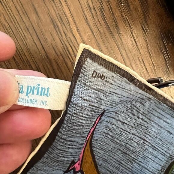 Vintage 1960’s Happy Anniversary A.Skandia handkerchief. - Picture 8 of 8